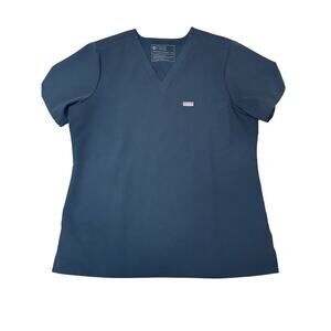 Figs Dark Harbor one pocket top